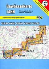 Gewässerkarte Lahn. 1 : 75 000. Einschl. Radwanderweg