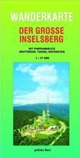 Der große Inselsberg 1 : 17 500 Wanderkarte