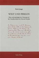 Welt und Person