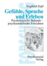 Zepf, S: Gefühle, Sprache und Erleben