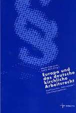 Europa und das deutsche kirchliche Arbeitsrecht