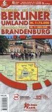 Berliner Umland und Übersichtskarte Brandenburg 1 : 75 000