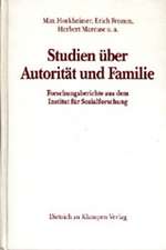 Studien über Autorität und Familie