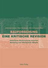 Bauforschung - eine kritische Revision