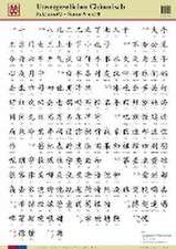 Unvergessliches Chinesisch, Stufen A und B. Zeichentafel