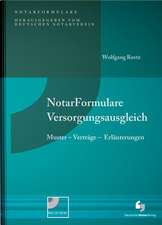 NotarFormulare Versorgungsausgleich