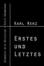 Erstes und Letztes