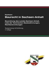 Baurecht in Sachsen-Anhalt