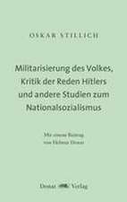 Militarisierung des Volkes, Kritik der Reden Hitlers und andere Studien zum Nationalsozialismus