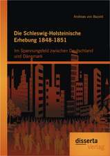 Die Schleswig-Holsteinische Erhebung 1848-1851: Im Spannungsfeld Zwischen Deutschland Und Danemark