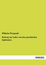 Beitrag zur Lehre von den psychischen Epidemien