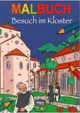 Malbuch Besuch im Kloster