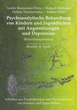 Psychoanalytische Behandlung von Kindern und Jugendlichen mit Angststörungen und Depressionen