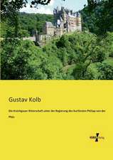 Die Kraichgauer Ritterschaft unter der Regierung des Kurfürsten Philipp von der Pfalz