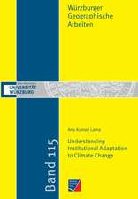 Understanding Institutional Adaptation to Climate Change