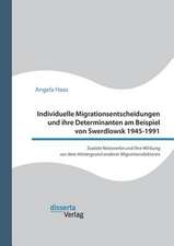 Individuelle Migrationsentscheidungen und ihre Determinanten am Beispiel von Swerdlowsk 1945-1991. Soziale Netzwerke und ihre Wirkung vor dem Hintergrund anderer Migrationsfaktoren