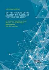 On the structure of the Solomon-Tits algebra of the symmetric group. An analysis of associative, group theoretic and Lie theoretical phenomenons