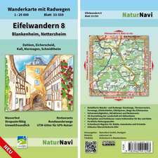 Eifelwandern 8 - Blankenheim, Nettersheim 1 : 25 000