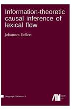 Information-theoretic causal inference of lexical flow