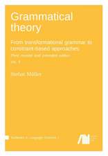 Grammatical theory