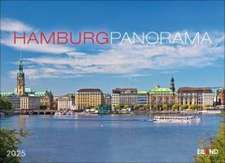 Hamburg Panorama Postkartenkalender 2025