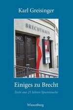 Einiges zu Brecht