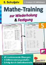 Mathe-Training zur Wiederholung und Festigung / Klasse 5