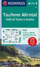 KOMPASS Wanderkarte 82 Tauferer Ahrntal, Valle di Tures e Aurina 1:50.000