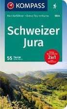 KOMPASS Wanderführer Schweizer Jura, 55 Touren mit Extra-Tourenkarte