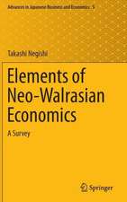 Elements of Neo-Walrasian Economics