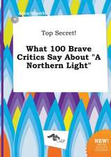 Top Secret! What 100 Brave Critics Say about a Northern Light