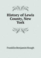 History of Lewis County, New York