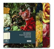 Notebooks de Heem, van Huijsum, Renoir (Set of 3, Large)