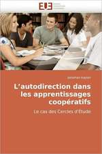 L Autodirection Dans Les Apprentissages Cooperatifs: Approche Pheno-Corpusculaire