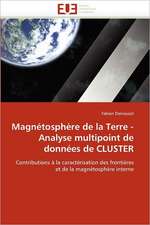 Magnetosphere de La Terre - Analyse Multipoint de Donnees de Cluster: Crise Japonaise Et Crise Des Dogmes