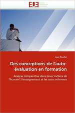 Des conceptions de l'auto-évaluation en formation