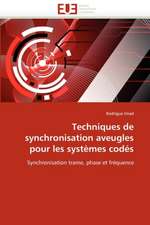 Techniques de Synchronisation Aveugles Pour Les Systemes Codes