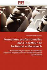 Formations Professionnelles Dans Le Secteur de L''Artisanat a Marrakech