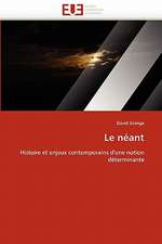 Le Neant: Une Prise En Charge Specifique?