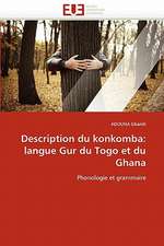 Description Du Konkomba