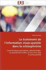 Le traitement de l'information visuo-spatiale dans la schizophrénie