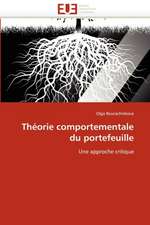 Theorie Comportementale Du Portefeuille