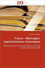 France - Allemagne: représentations réciproques