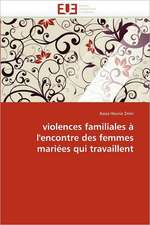 violences familiales à l''encontre des femmes mariées qui travaillent