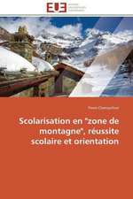 Scolarisation En "Zone de Montagne," Reussite Scolaire Et Orientation: Prototypage D'Univers Virtuels a Base D'Entites Autonomes