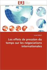 Les effets de pression du temps sur les négociations internationales