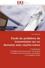 Etude Du Probleme de Transmission Sur Un Domaine Avec Couche Mince