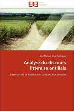 Analyse du discours littéraire antillais