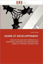 Genre Et Developpement