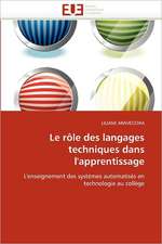 Le Role Des Langages Techniques Dans L'Apprentissage